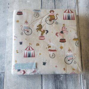 NWT - Josi James Circus Paper Napkins - Set of 40